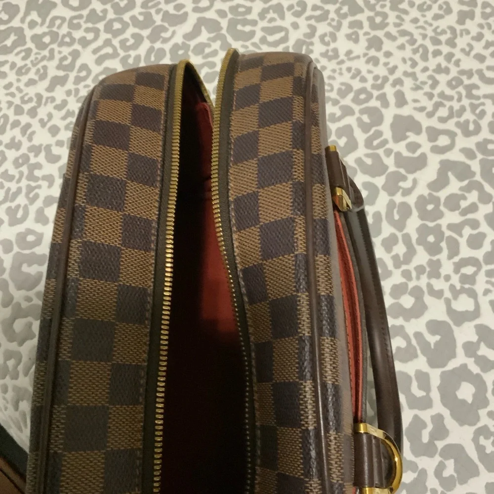 Luxury Brown Checkered Men's Bag